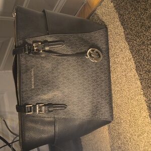 Michael Kors Black Leather Tote